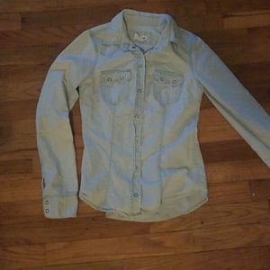 Denim button up shirt